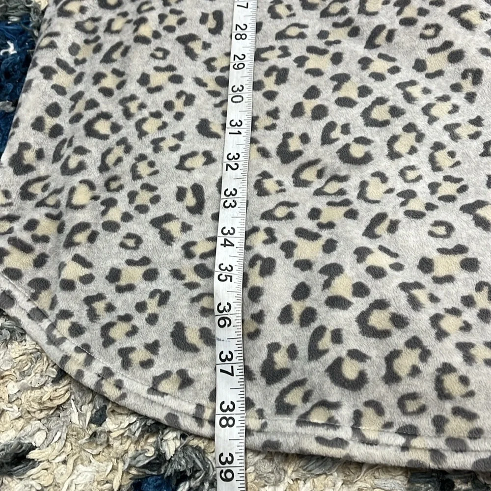 32 Degrees HEAT Sz Small/Medium Animal Print Sleepwear Midi Dress w/Pocket